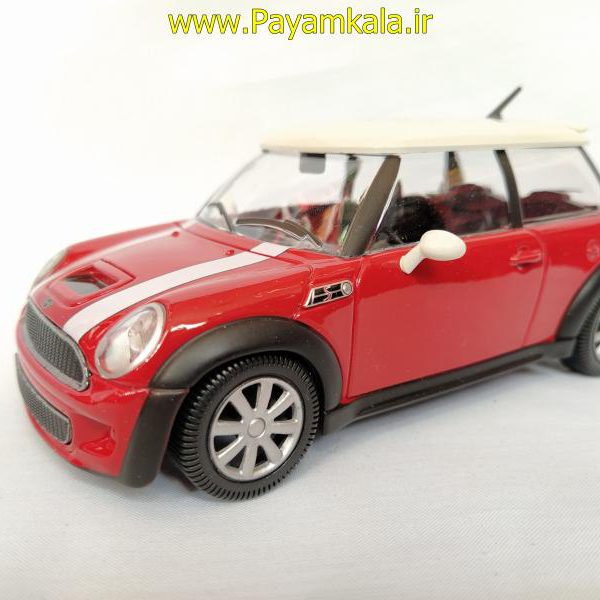 ماکت 1:24مینی کوپر(MINI COOPER S BY BURAGO) قرمز