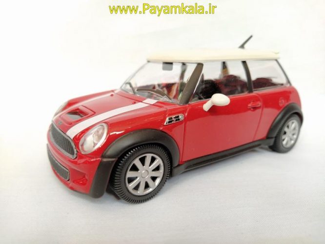 ماکت 1:24مینی کوپر(MINI COOPER S BY BURAGO) قرمز