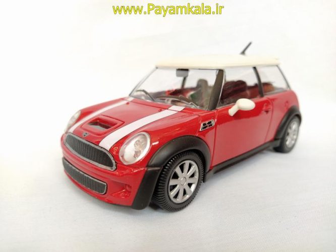 ماکت 1:24مینی کوپر(MINI COOPER S BY BURAGO) قرمز