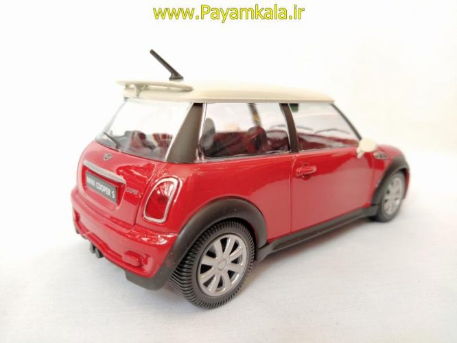 ماکت 1:24مینی کوپر(MINI COOPER S BY BURAGO) قرمز