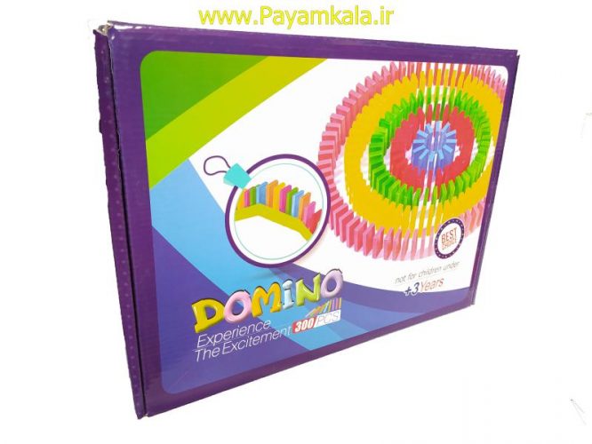 اسباب بازی دومینو 300 تکه رنگی (DOMINO) پرشین