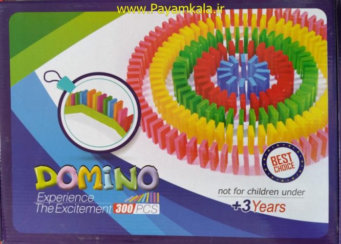 اسباب بازی دومینو 300 تکه رنگی (DOMINO) پرشین