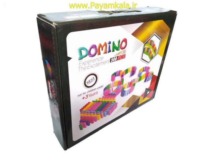 اسباب بازی دومینو 500 تکه رنگی (DOMINO) پرشین