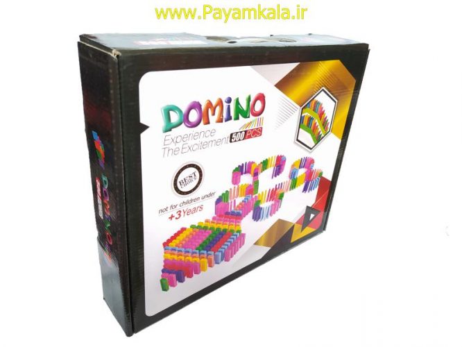 اسباب بازی دومینو 500 تکه رنگی (DOMINO) پرشین