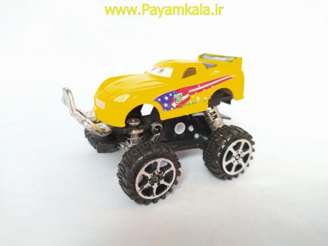 ماشین اسباب بازی مک کویین چرخ درشت (TOY 399) زرد