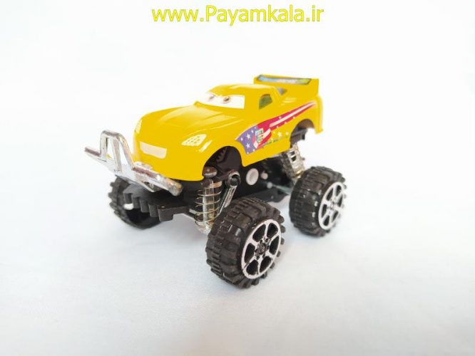 ماشین اسباب بازی مک کویین چرخ درشت (TOY 399) زرد