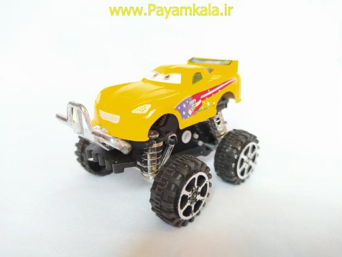 ماشین اسباب بازی مک کویین چرخ درشت (TOY 399) زرد