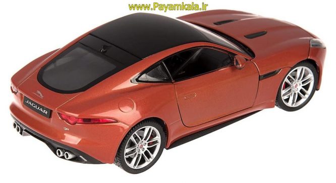 ماکت ماشین فلزی جگوار (1:24) (JAGUAR F-TYPE COUPE BY WELLY)مسی