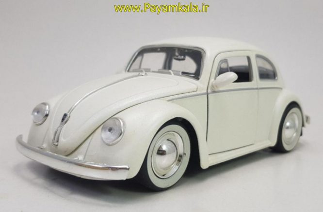 ماکت ماشین فلزی فولکس (1:24)( Volkswagen Beetle 1959 BY JADA) کرم