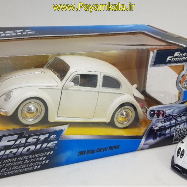 ماکت ماشین فلزی فولکس (1:24)( Volkswagen Beetle 1959 BY JADA) کرم