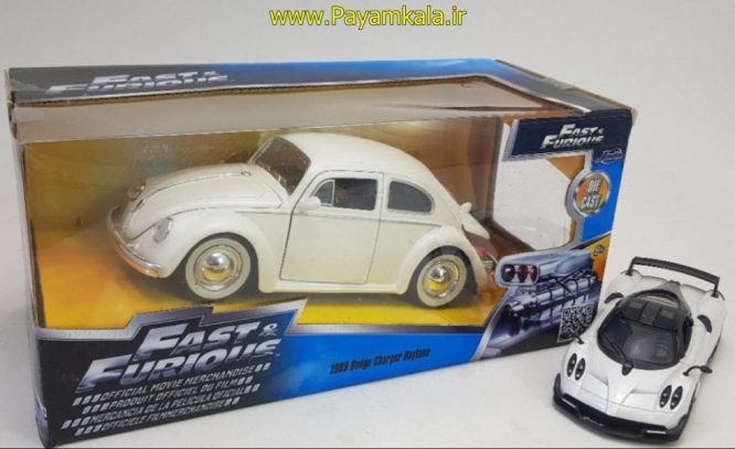 ماکت ماشین فلزی فولکس (1:24)( Volkswagen Beetle 1959 BY JADA) کرم