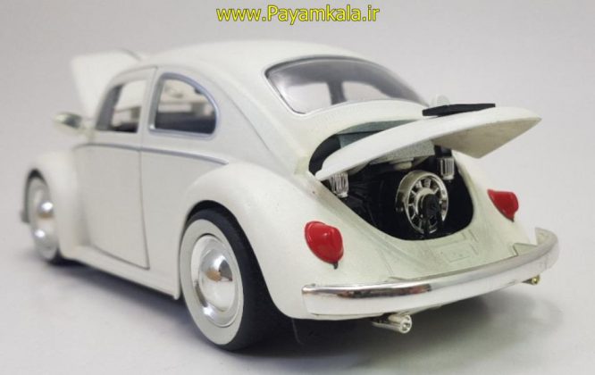 ماکت ماشین فلزی فولکس (1:24)( Volkswagen Beetle 1959 BY JADA) کرم