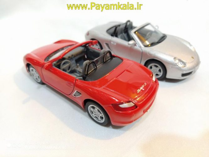 ماشین اسباب بازی پورشه(PORSCHE BOXSTER S BY KINSMART)