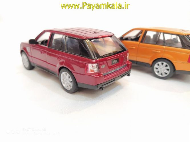 ماشین اسباب بازی رنجرور (RANGE ROVER SPORT BY KINSMART) زرشکی