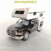 ماشین اسباب بازی دوج کاروان دار(DODGE RAM BY KINSMART) مشکی
