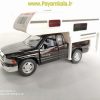 ماشین اسباب بازی دوج کاروان دار(DODGE RAM BY KINSMART) مشکی