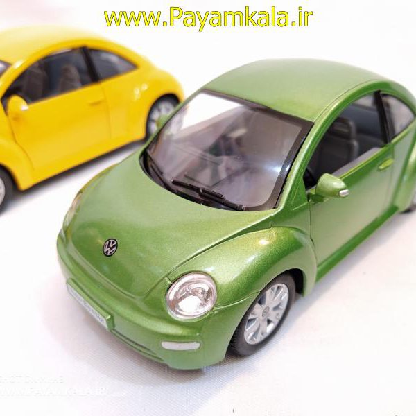 ماشین اسباب بازی فولکس نیوبیتل(VOLKSWAGEN NEW BEETLE BY KINSMART)سبز