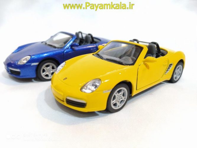 ماشین اسباب بازی پورشه(PORSCHE BOXSTER S BY KINSMART)