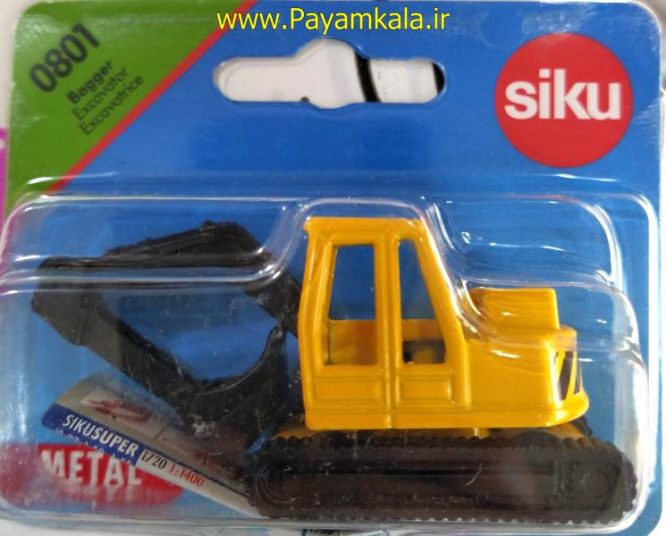 ماکت فلزی بیل مکانیکی (EXCAVATOR BY SIKU) کد 0801