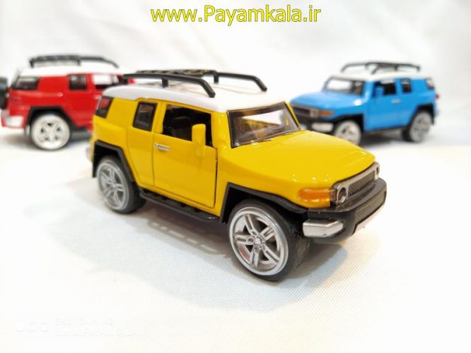 ماشین اسباب بازی FJ کروز(HENG TENG TOYS) زرد