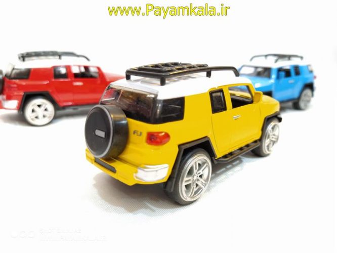 ماشین اسباب بازی FJ کروز(HENG TENG TOYS) زرد