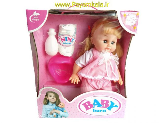 اسباب بازی عروسک بی بی بورن (BABY BORN MV677) صورتی