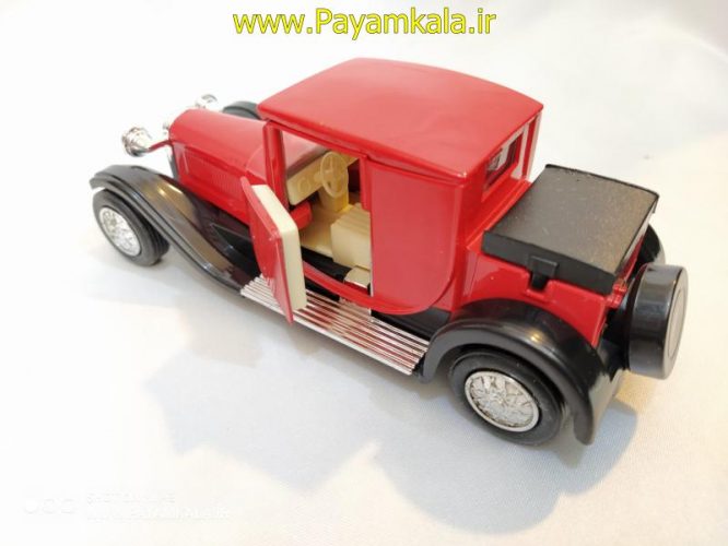 ماشین اسباب بازی کلاسیک 1:24(VINTAGE CAR) قرمز طرح 010