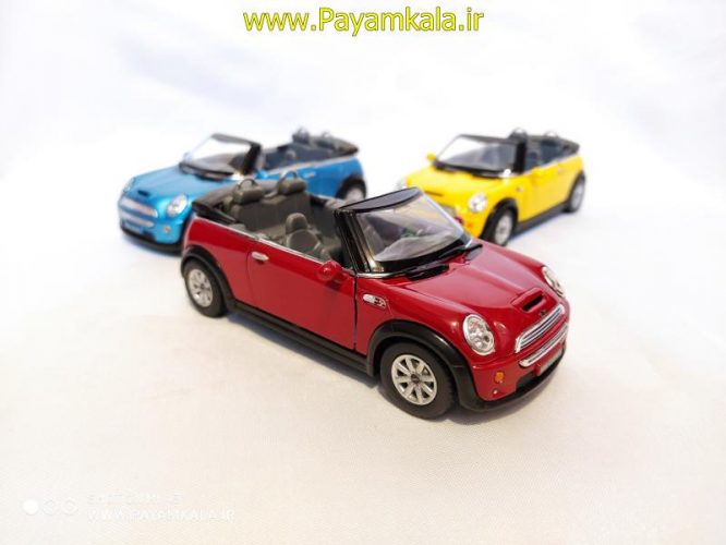 ماشین فلزی مینی کوپر(MINI COOPER S BY KINSMART) قرمز