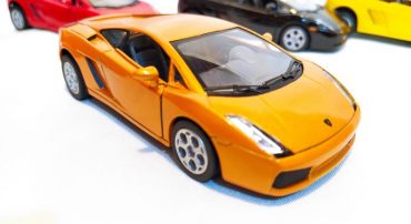 ماشین فلزی لامبورگینی (LAMBORGHINI GALLARDO BY KINSMART) نارنجی