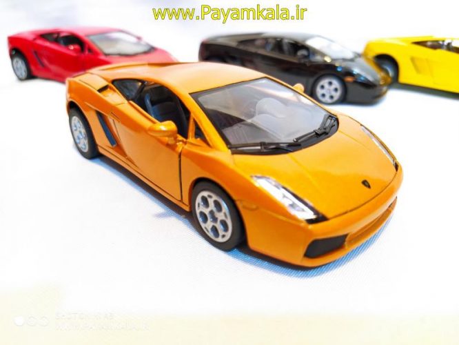 ماشین فلزی لامبورگینی (LAMBORGHINI GALLARDO BY KINSMART) نارنجی