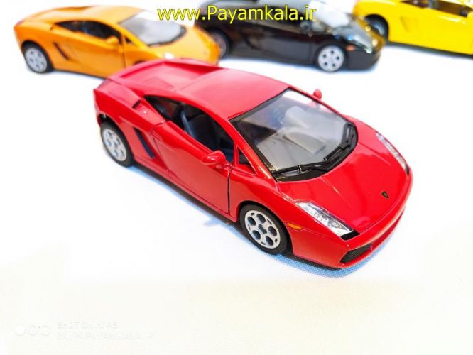 ماشین فلزی لامبورگینی (LAMBORGHINI GALLARDO BY KINSMART) قرمز