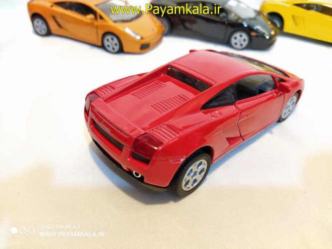 ماشین فلزی لامبورگینی (LAMBORGHINI GALLARDO BY KINSMART) قرمز