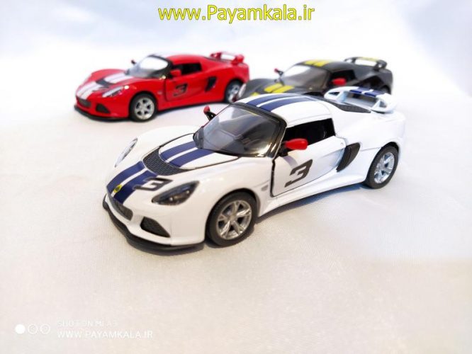 ماشین فلزی لوتوس (LOTUS EXIGE S 2012 BY KINSMART) سفید