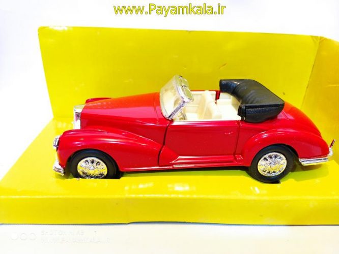 ماشین اسباب بازی کلاسیک 1:24(VINTAGE CAR) قرمز طرح 013