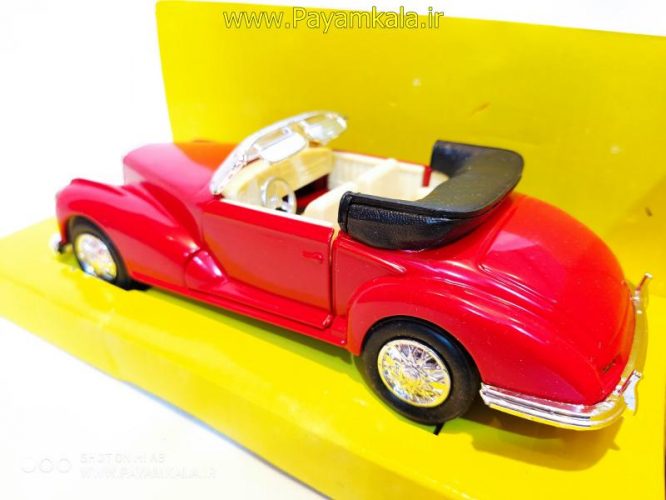 ماشین اسباب بازی کلاسیک 1:24(VINTAGE CAR) قرمز طرح 013