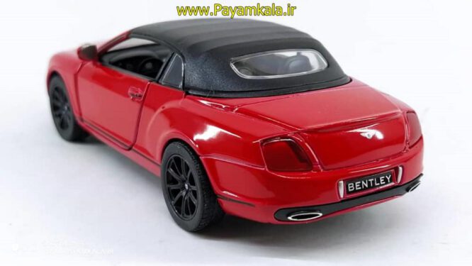 ماشین اسباب بازی بنتلی (BENTLEY CONTINENTAL SUPERSPORTS 2010 BY KINSMART)قرمز