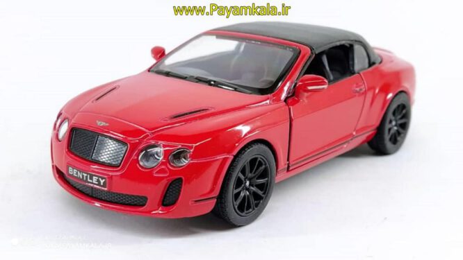 ماشین اسباب بازی بنتلی (BENTLEY CONTINENTAL SUPERSPORTS 2010 BY KINSMART)قرمز