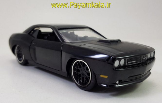 (جعبه دار) ماکت دوج ( DODGE CHALLENGER 2012 SRT8 BY JADA)مشکی