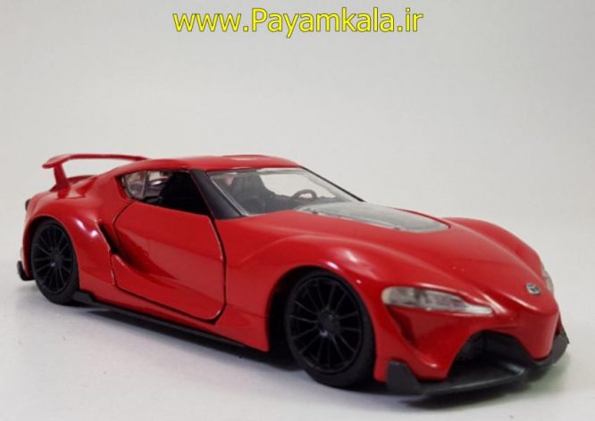 (جعبه دار) ماکت تویوتا(TOYOTA FT-1 BY JADA) قرمز