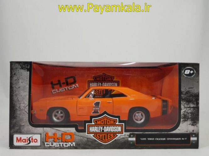 ماکت فلزی دوج چارجر(1:25)(DODGE CHARGER R/T 1969 BY MAISTO)