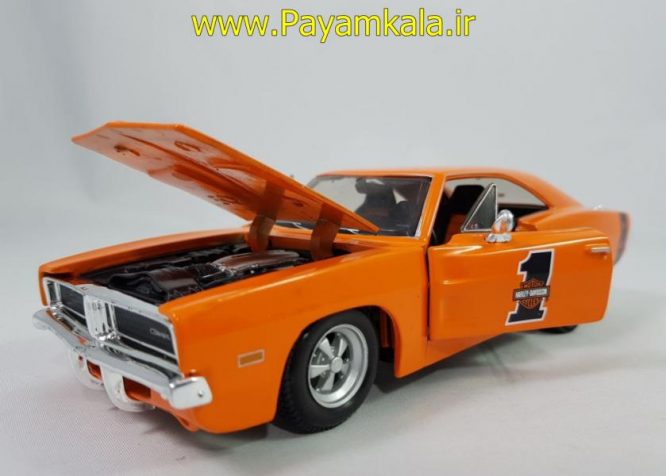 ماکت فلزی دوج چارجر(1:25)(DODGE CHARGER R/T 1969 BY MAISTO)