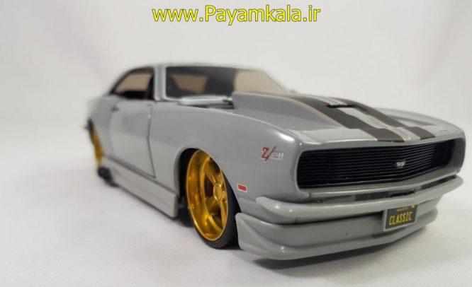 ماکت فلزی شورلت کامارو(1:24)(CHEVROLET CAMARO Z/28 1968 BY MAISTO)طوسی