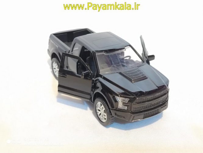 (جعبه دار) ماکت وانت فورد (FORD F-150 RAPTOR 2017 BY JADA)مشکی