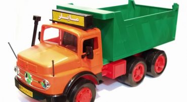 اسباب بازی کامیون مایلر (خوش رکاب) پلاستیکی 1:12 نارنجی