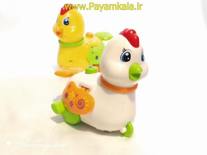 اسباب بازی جوجه کوکی - موزیکال سفید(HONZHI TOYS) طرح 01