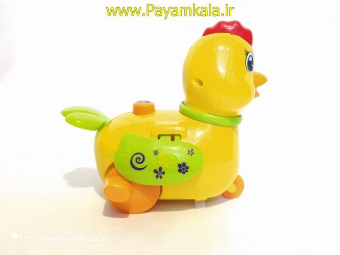 اسباب بازی جوجه کوکی - موزیکال زرد(HONZHI TOYS) طرح 02