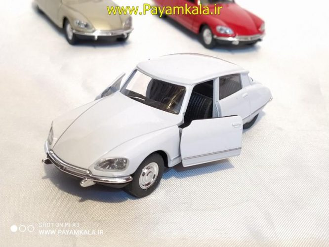 ماشین فلزی سیتروئن(CITROEN 1973 DS23 BY WELLY)سفید