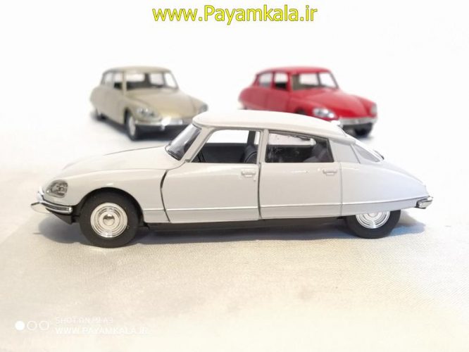 ماشین فلزی سیتروئن(CITROEN 1973 DS23 BY WELLY)سفید