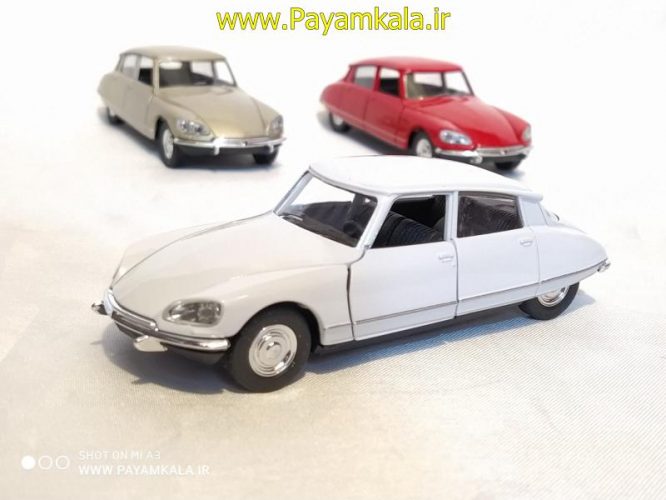 ماشین فلزی سیتروئن(CITROEN 1973 DS23 BY WELLY)سفید