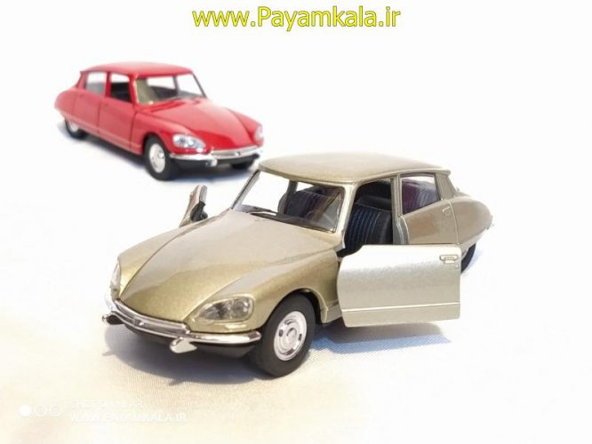 ماشین فلزی سیتروئن(CITROEN 1973 DS23 BY WELLY)بژ